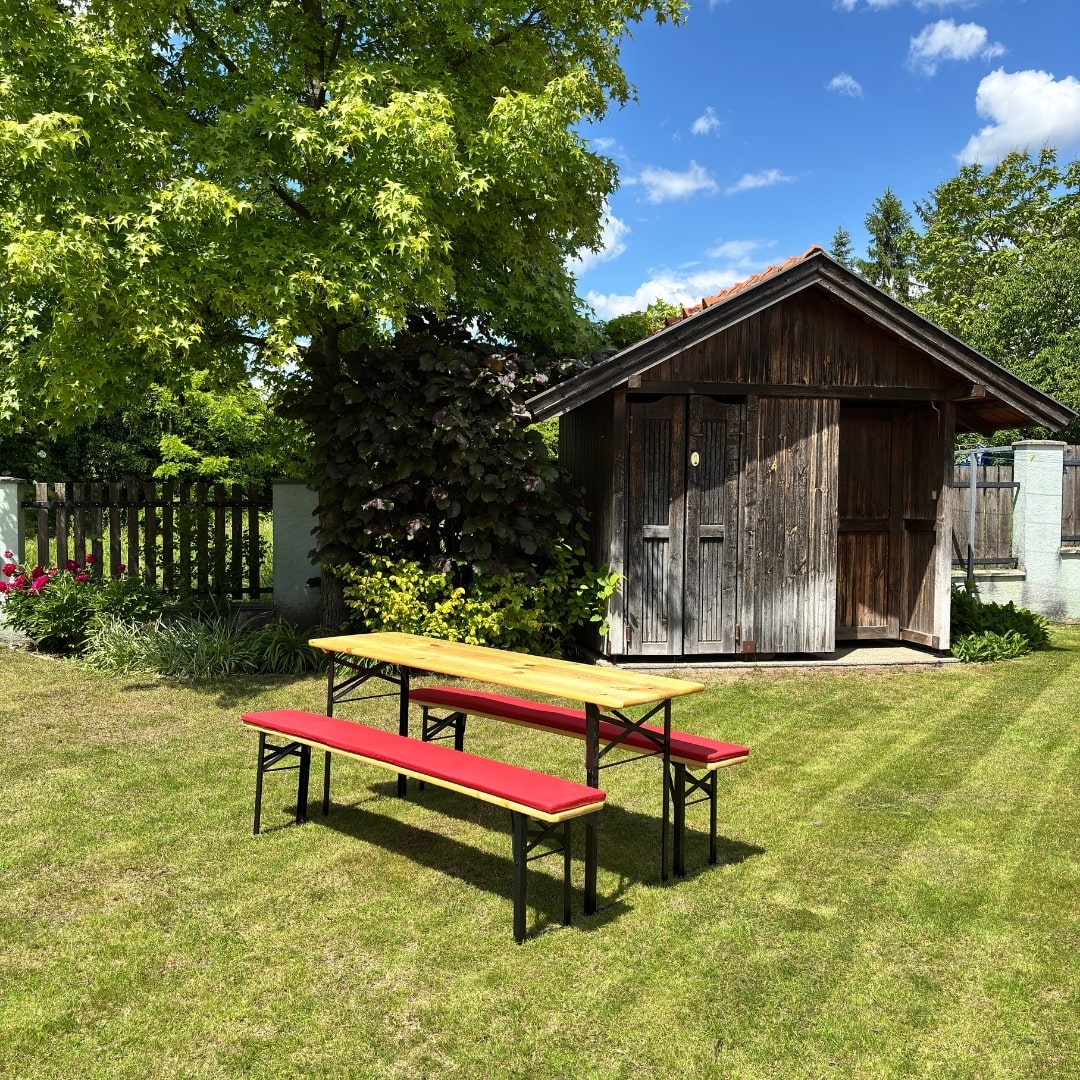 Poduška na pivný set – červená