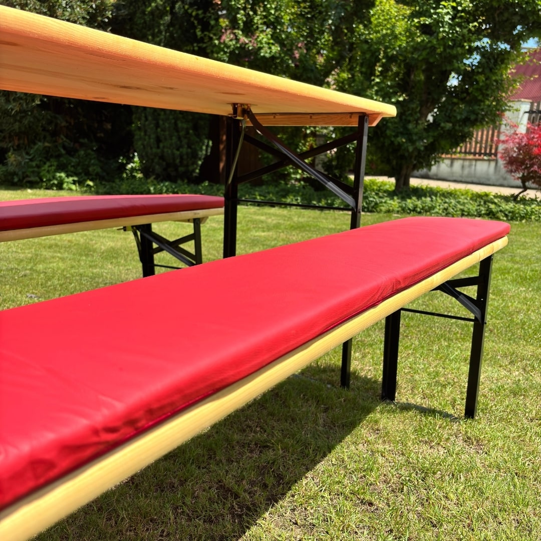 Poduška na pivný set – červená