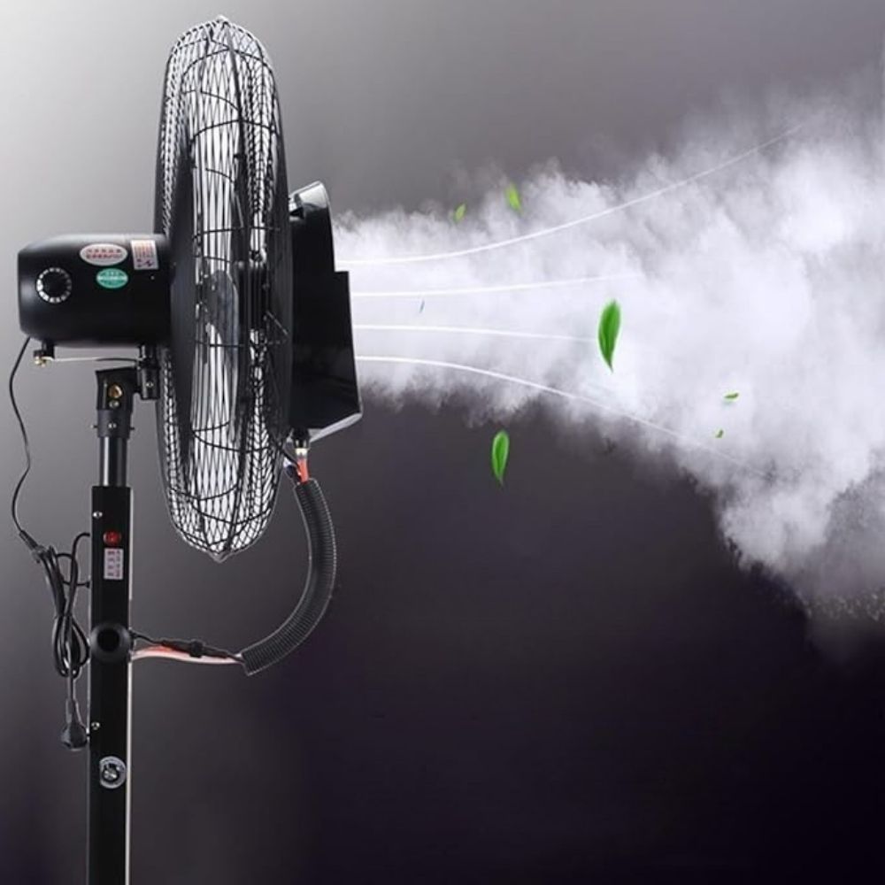 Priemyselný elektrický ventilátor s vodným zmáčkaním