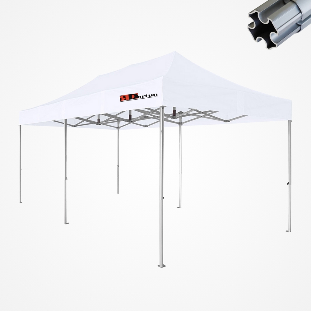 Hliníkový nožnicový stan 3x6 m – vodeodolný a vetruodolný