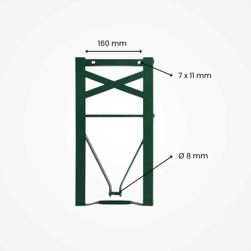 Náhradná noha lavice PROFI 30x30x3 mm zelená – Dortun Shop
