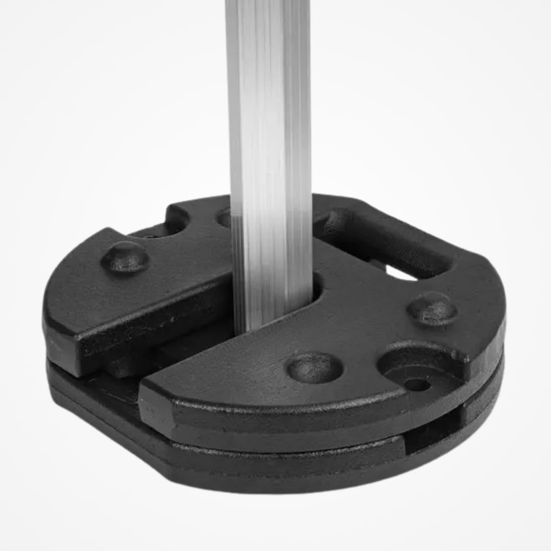 Liatinové závažie 10 kg na upevnenie nohy party stanu alebo altánku