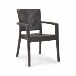 Terasové kreslo Zeugma hnedé