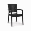 Terasové kreslo Zeugma čierne