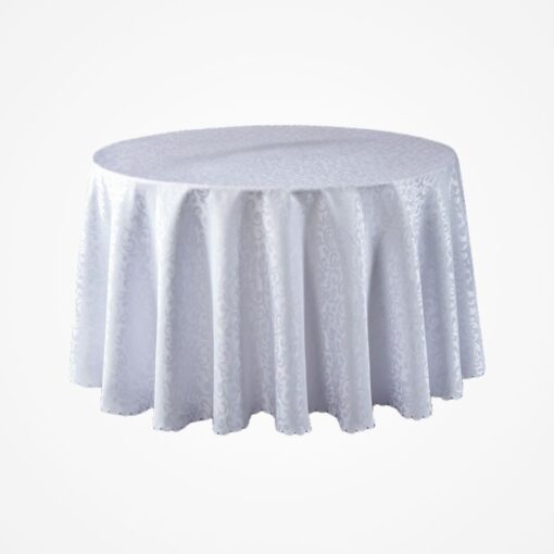 Polyesterový okrúhly obrus – elegantný a odolný