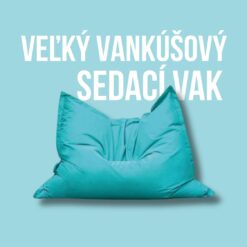 Veľký vankúšový sedací vak – maximálne pohodlie a moderný dizajn - peacock