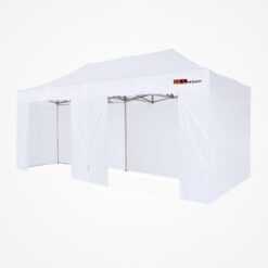 Hliníkový nožnicový stan 3x6 m – vodeodolný a vetruodolný