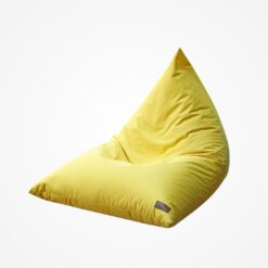 Trojuholníkový sedací vak – ergonomický dizajn pre maximálne pohodlie zlty